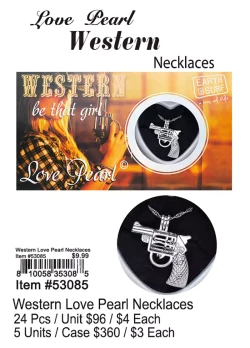 Western Love Pearl Necklaces